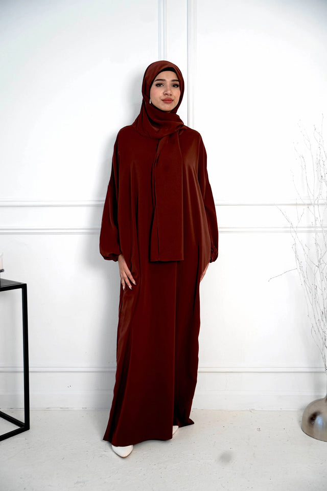 Wrap One Piece Salah Prayer Outfit (More colors available)