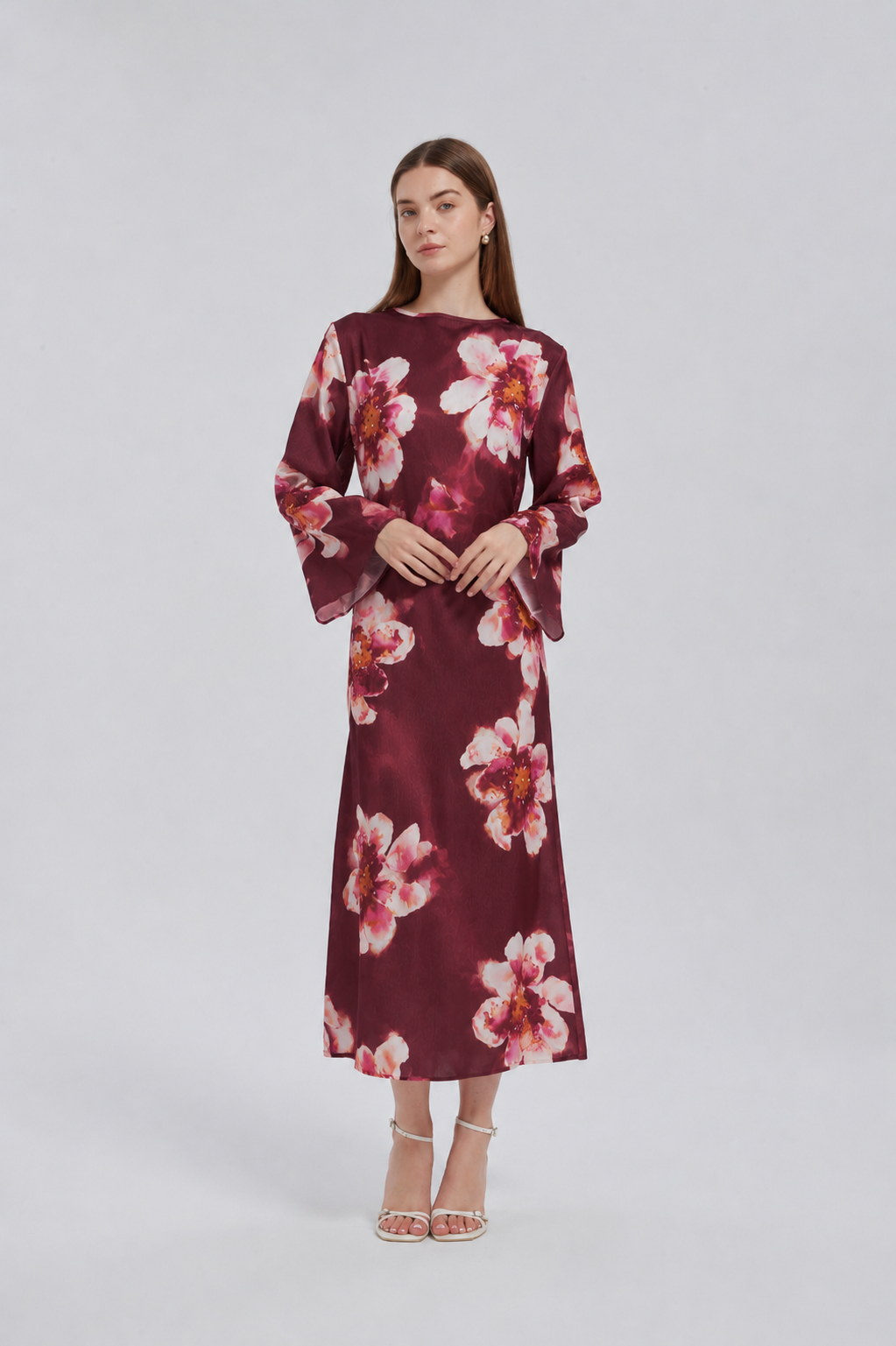 red floral print kimono maxi dress Wallis Floral Kimono Sleeve Tiered Maxi Dress
