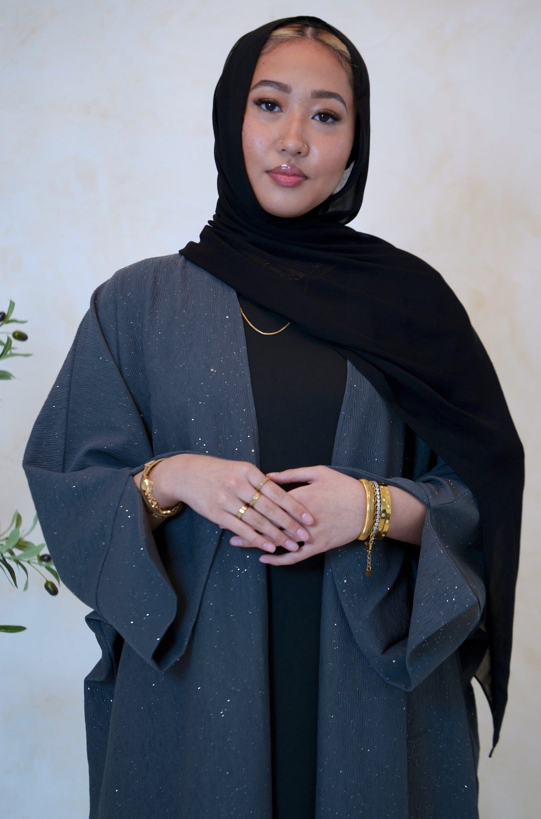 Black Modal Hijab