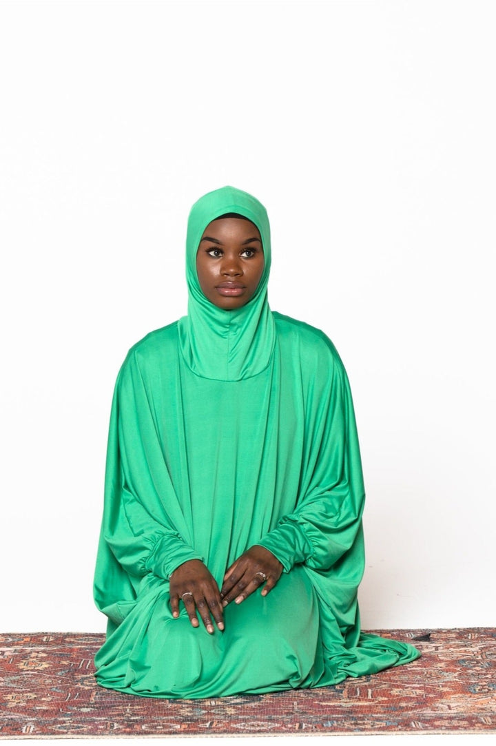Urban Modesty - Green One Piece Salah Prayer Outfit