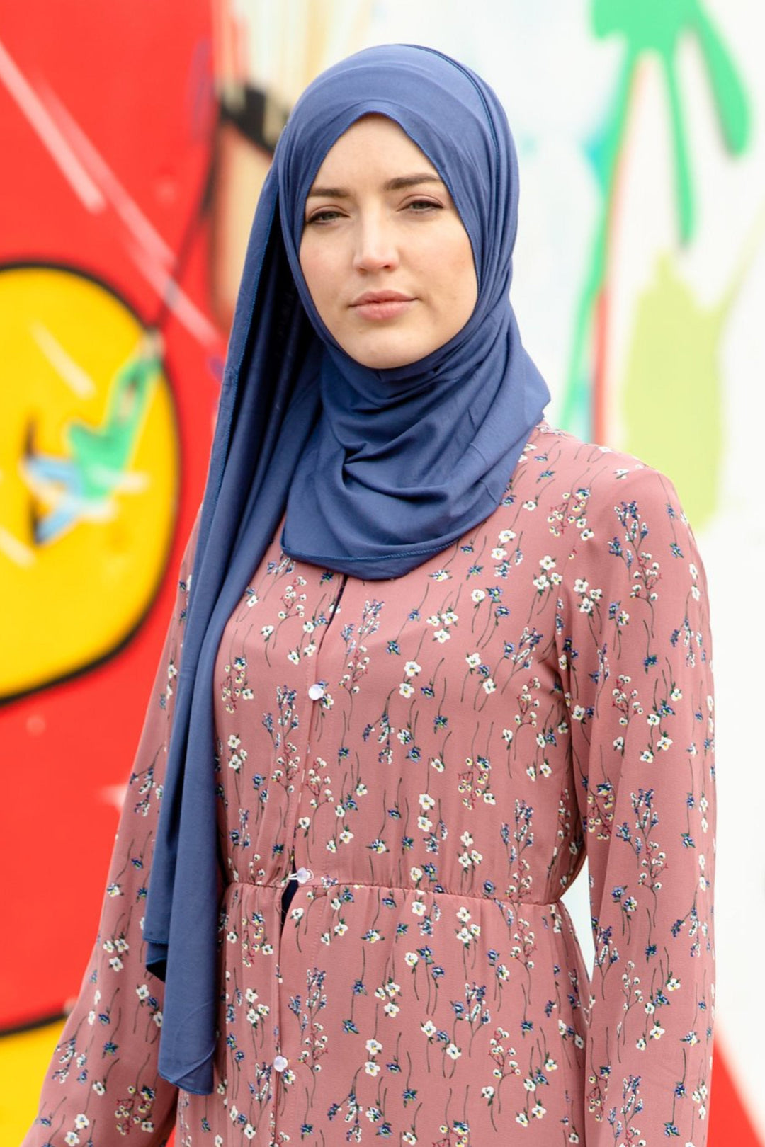 Urban Modesty - Topaz Blue Jersey Hijab - Clearance #32