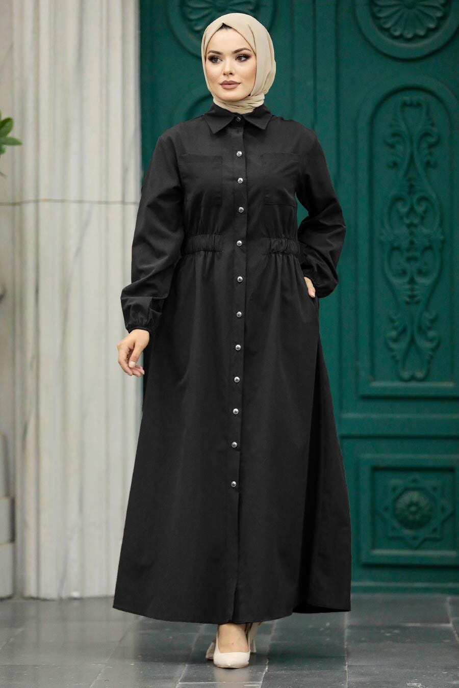 Urban Modesty - Utility Collared Dress