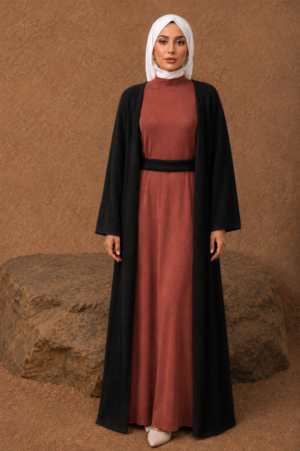 Sweater Open Abaya