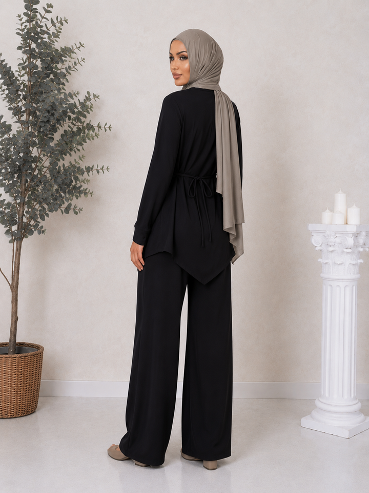 Black Pants Set