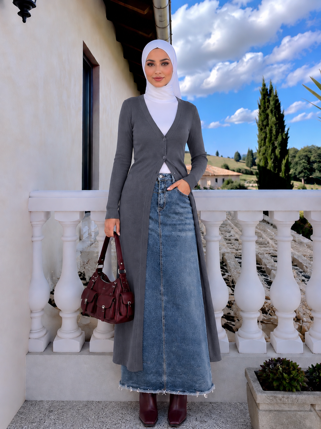 Buttoned Cardigan Top (More Color Options)