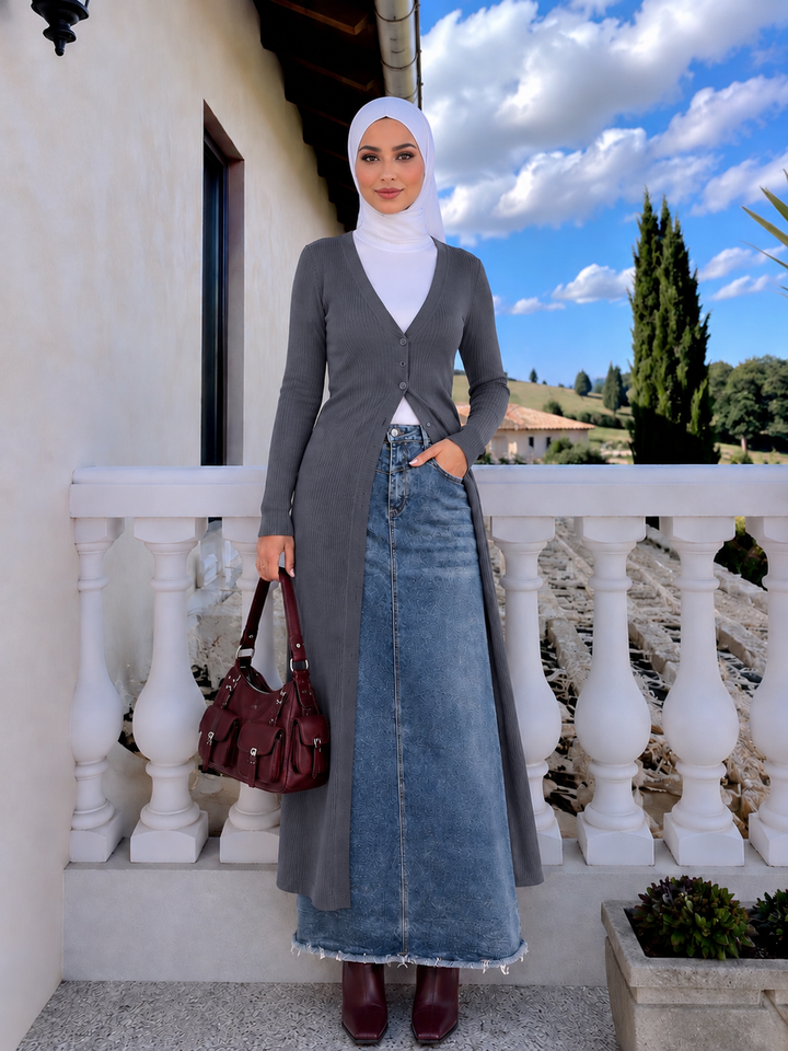 Buttoned Cardigan Top (More Color Options)