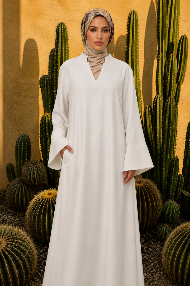 White Abaya