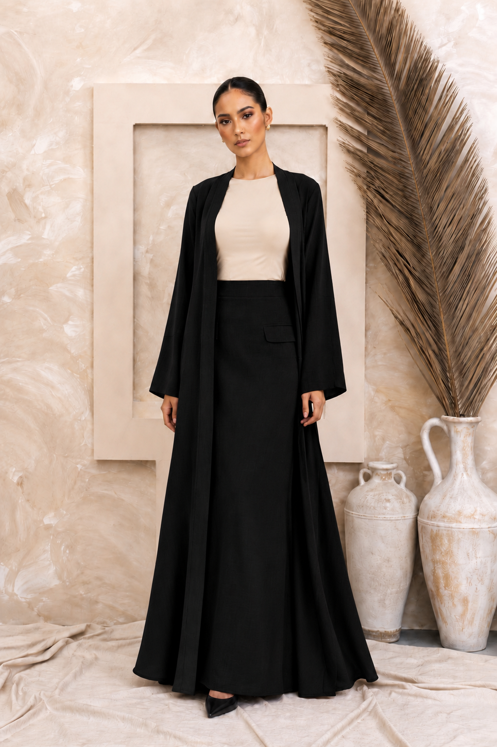Duster and Skirt Set