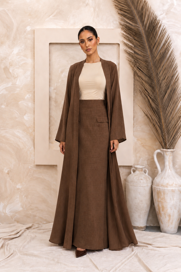 Duster and Skirt Set