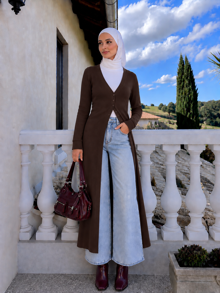 Buttoned Cardigan Top (More Color Options)