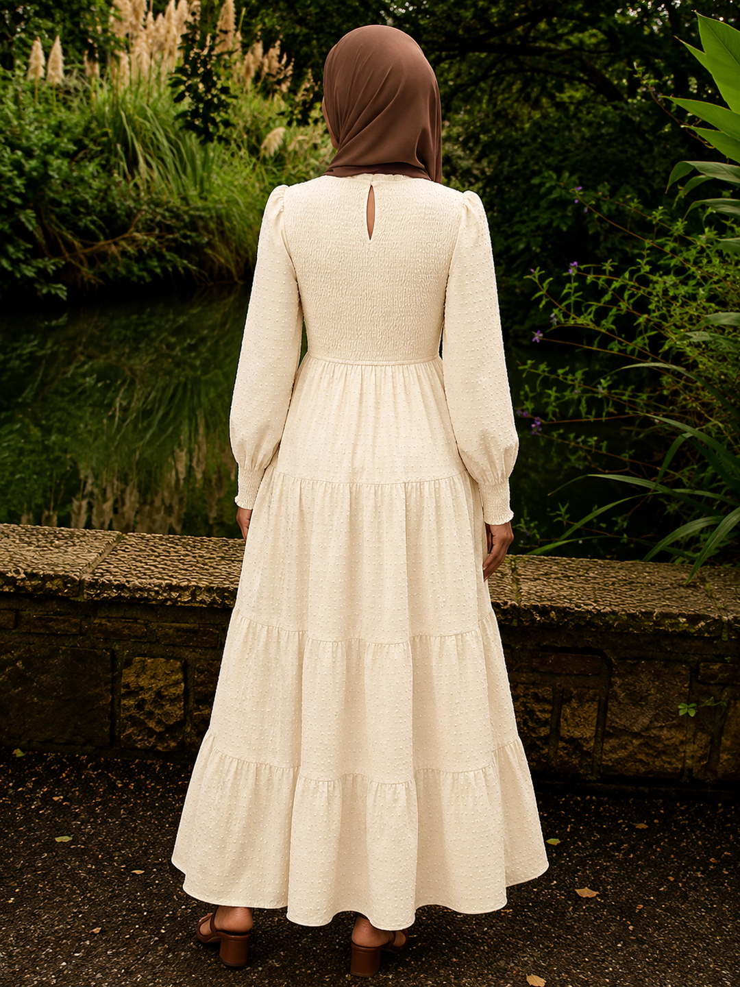 Beige Dress