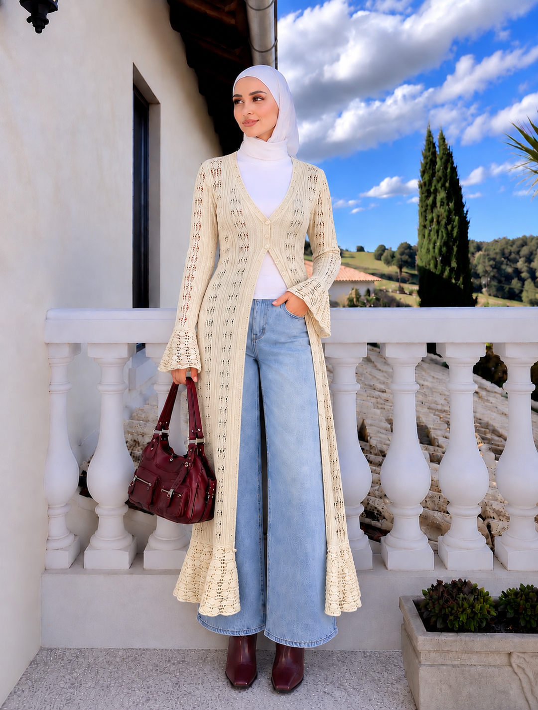 Crochet Maxi Duster