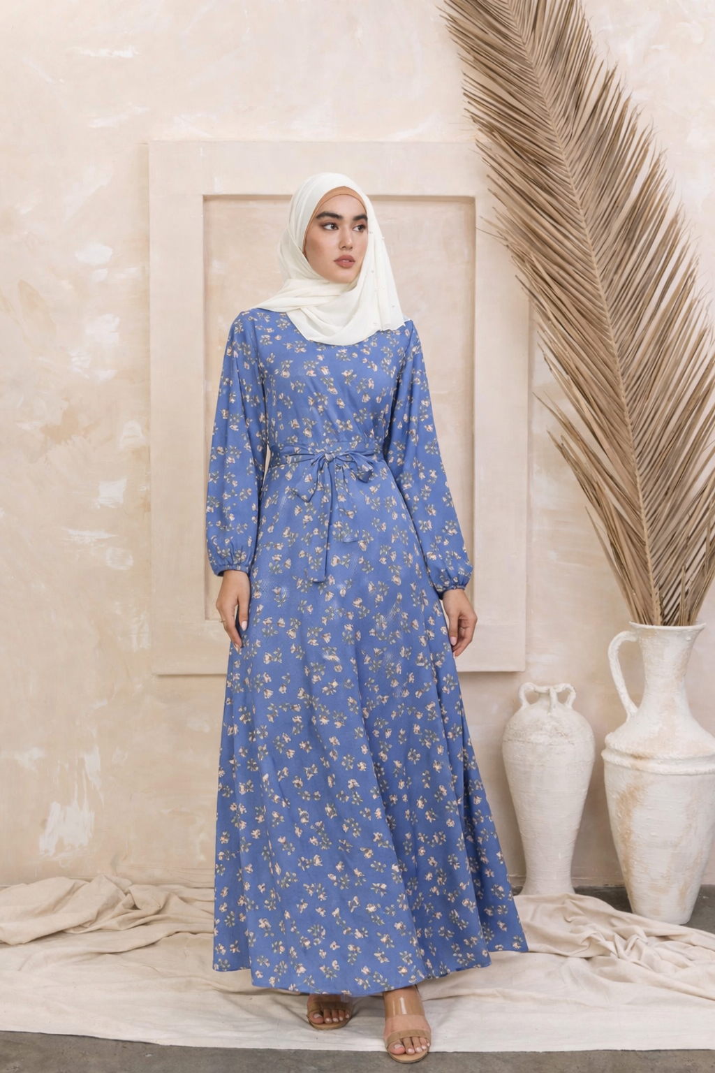 Blue Petal Perfect Maxi Dress – Urban Modesty