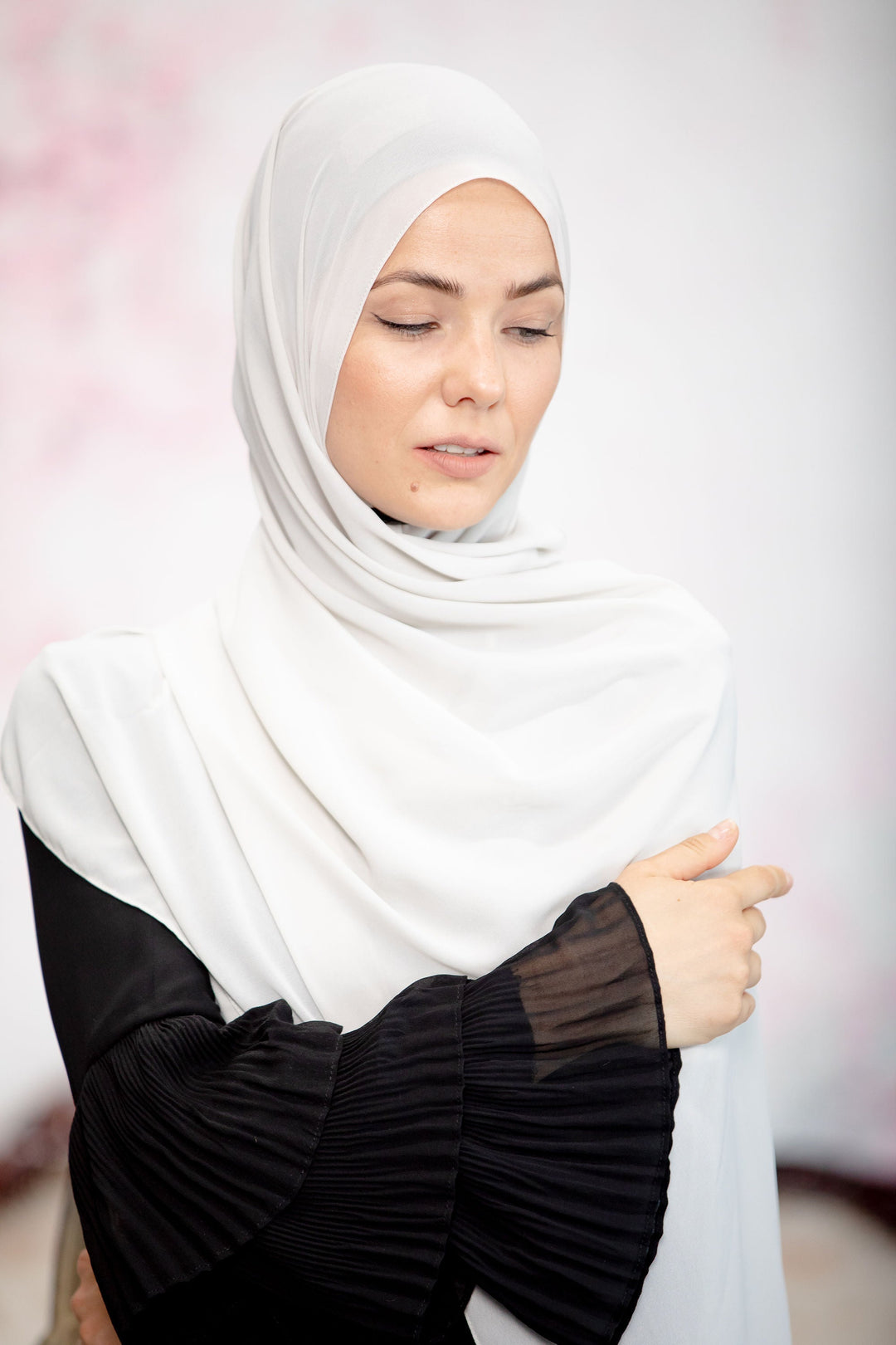 Almond Chiffon Hijab - Urban Modesty