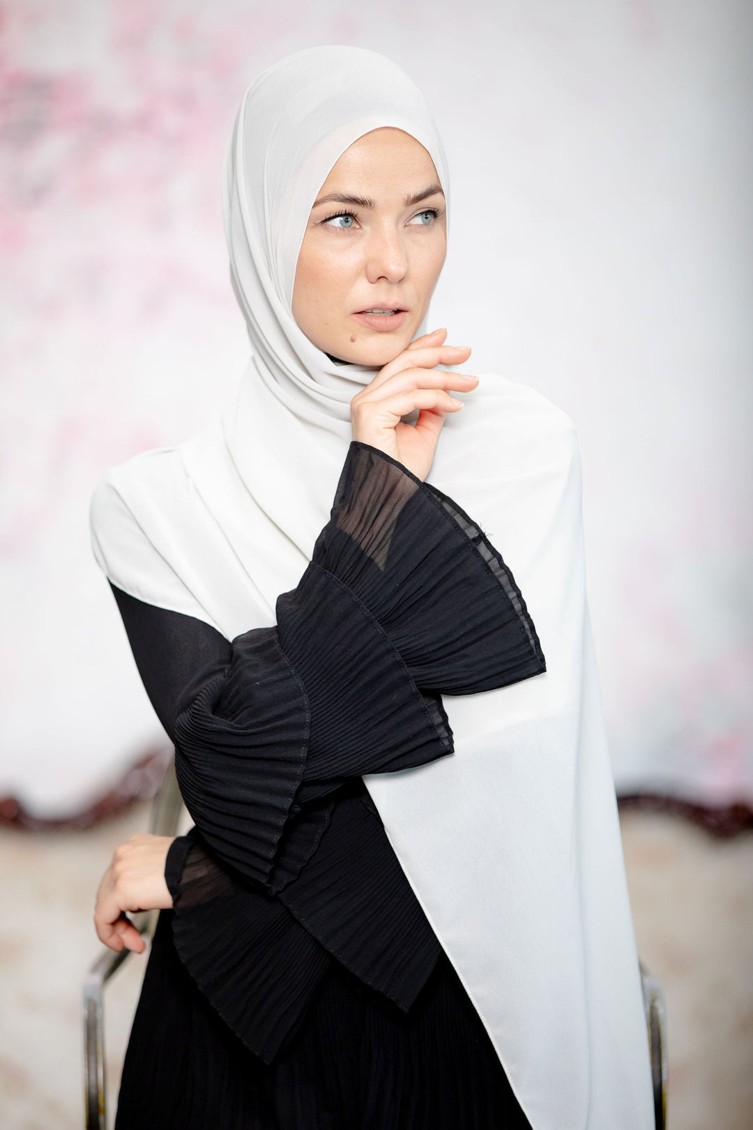 Almond Chiffon Hijab - Urban Modesty