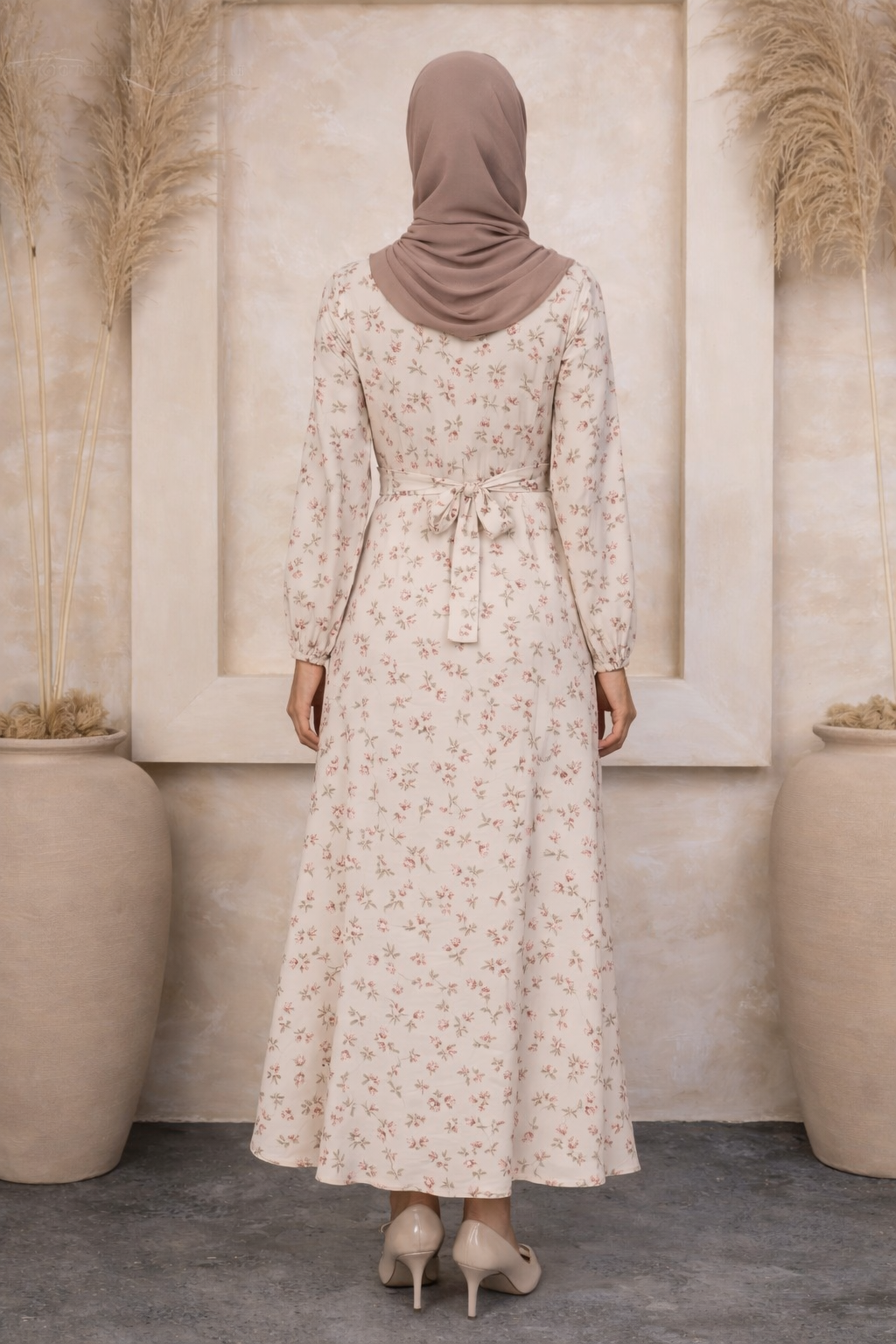 Petal Perfect Cream Maxi Dress