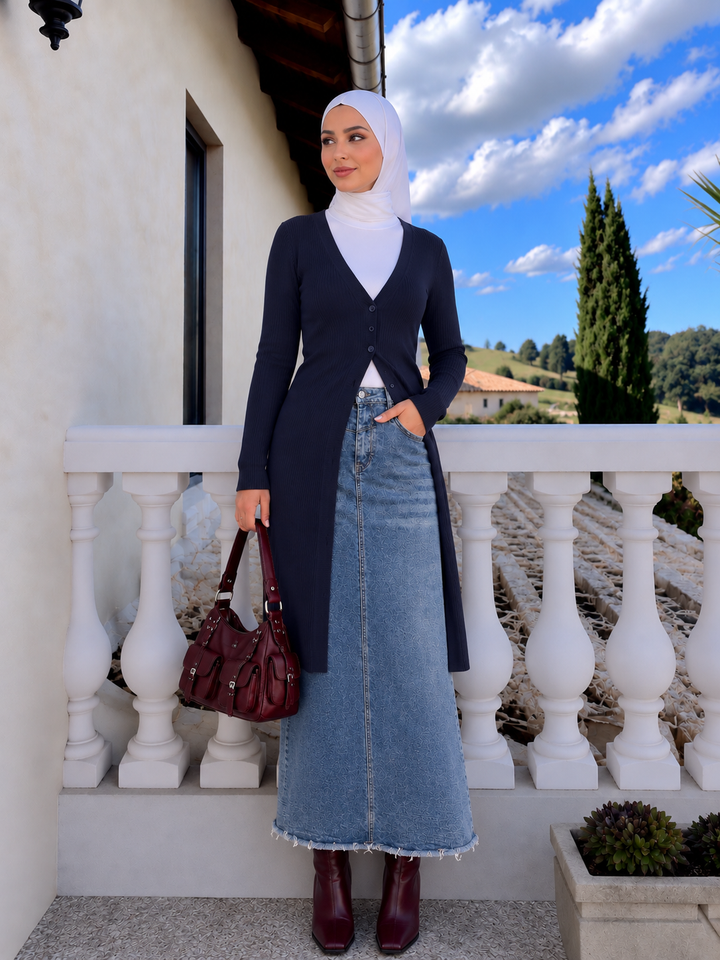 Buttoned Cardigan Top (More Color Options)