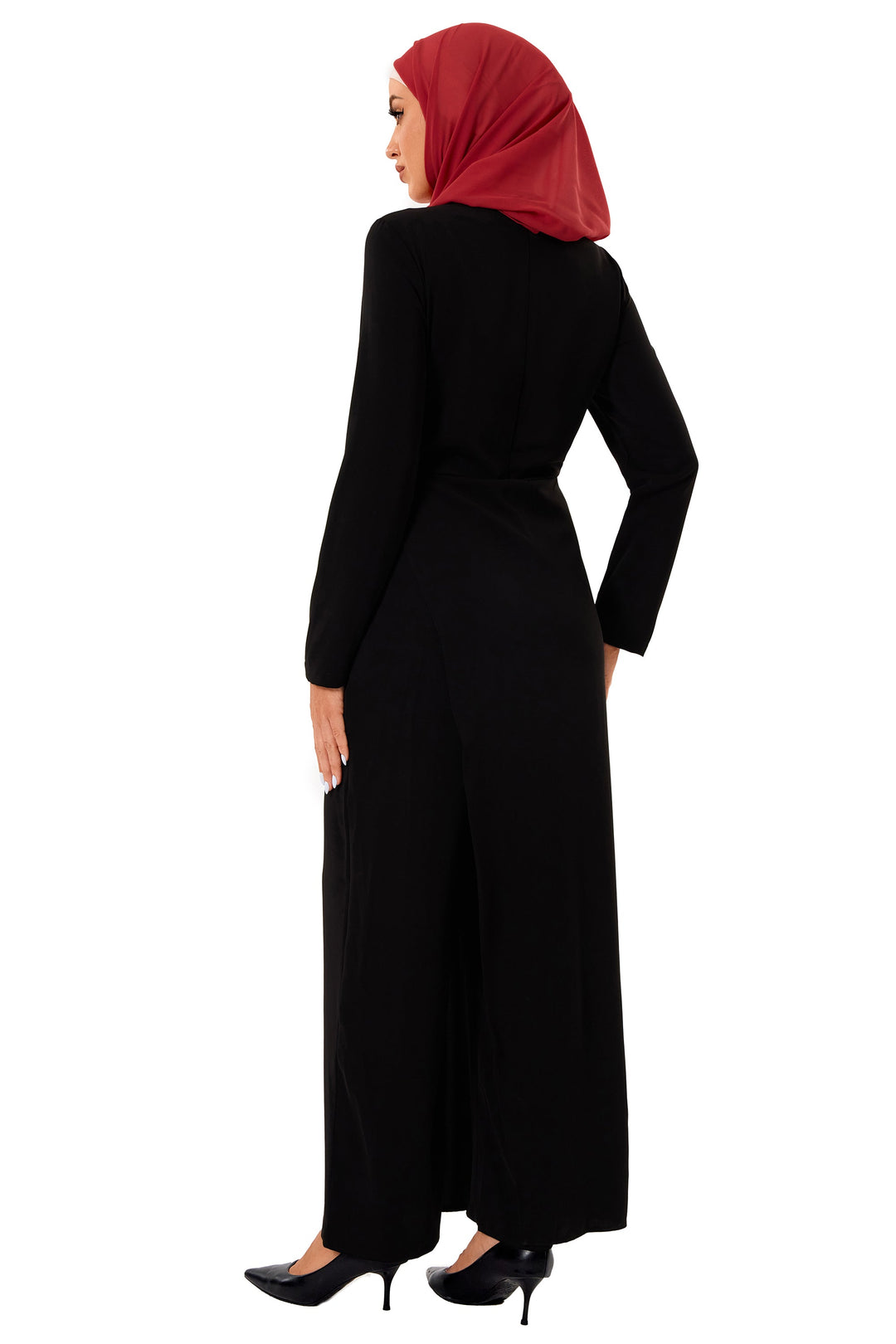 Black Side Knot Jumpsuit