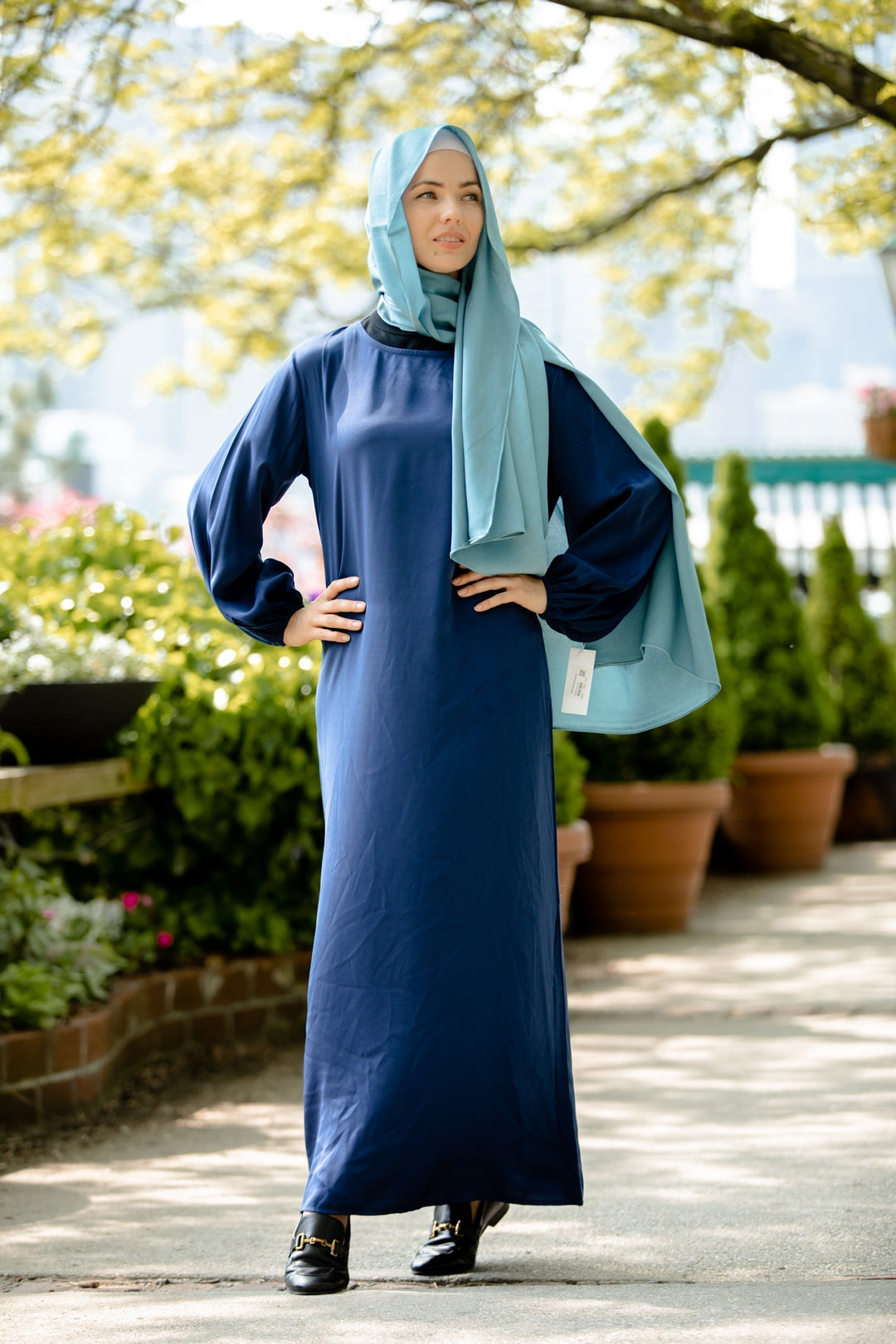 Blue Abaya