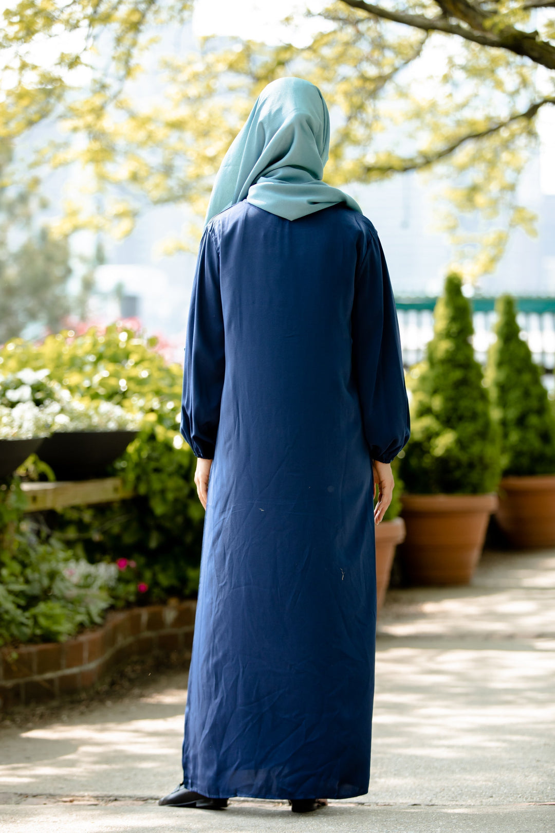 Blue Abaya