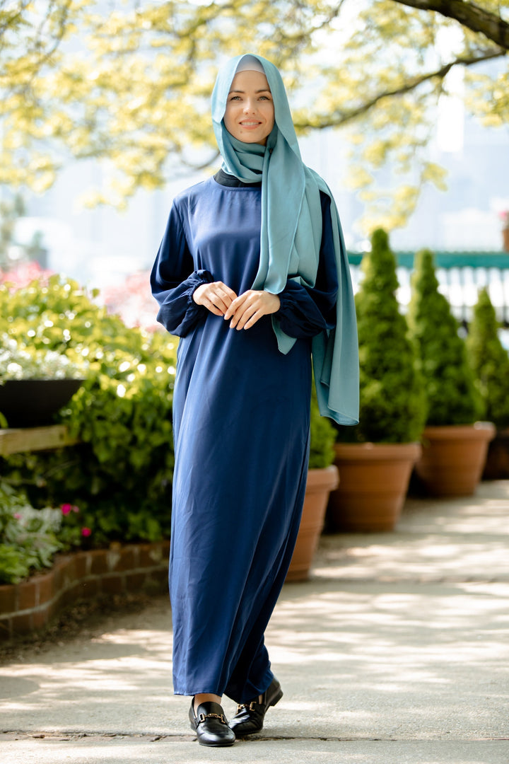 Blue Abaya