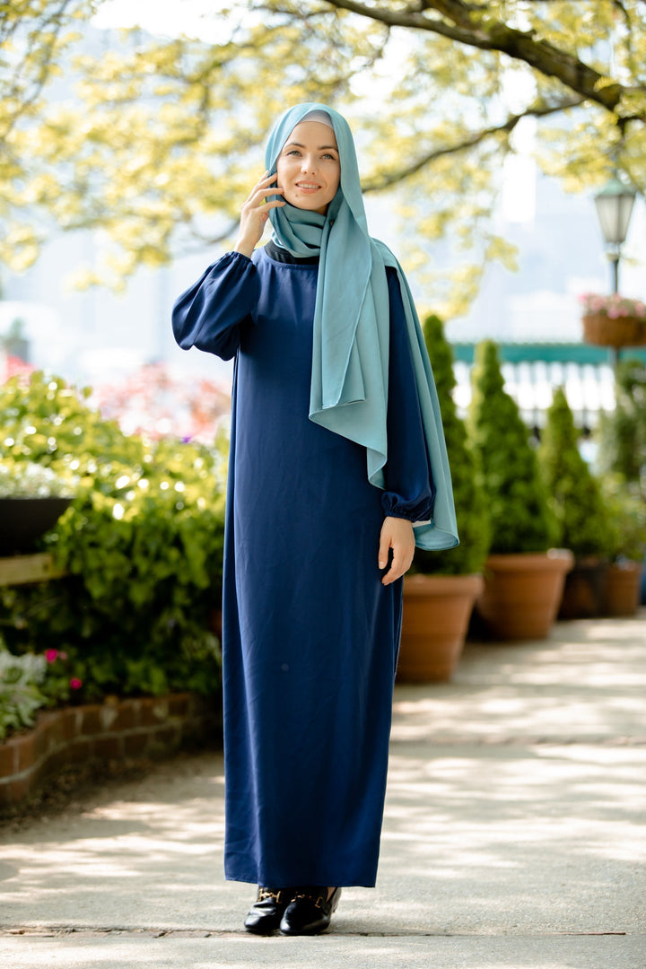 Blue Abaya