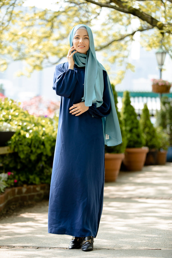 Blue Abaya