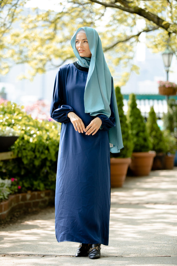 Blue Abaya