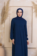 Blue Sheath Abaya Maxi Dress-CLEARANCE