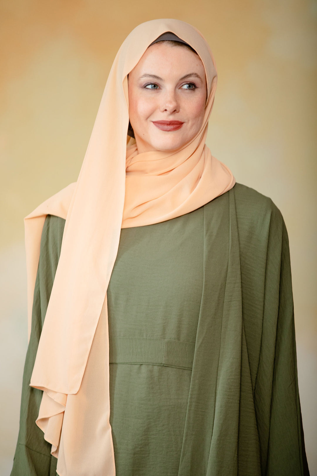 Camel Chiffon Hijab - Urban Modesty