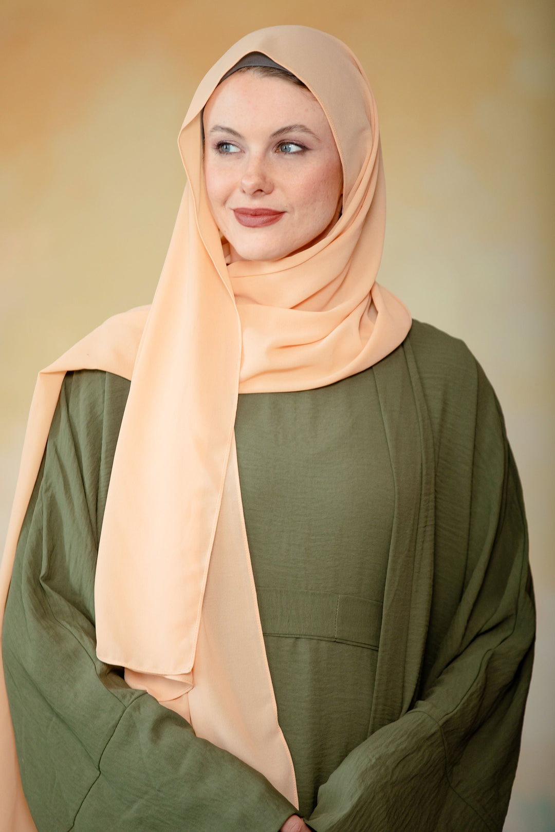 Camel Chiffon Hijab - Urban Modesty