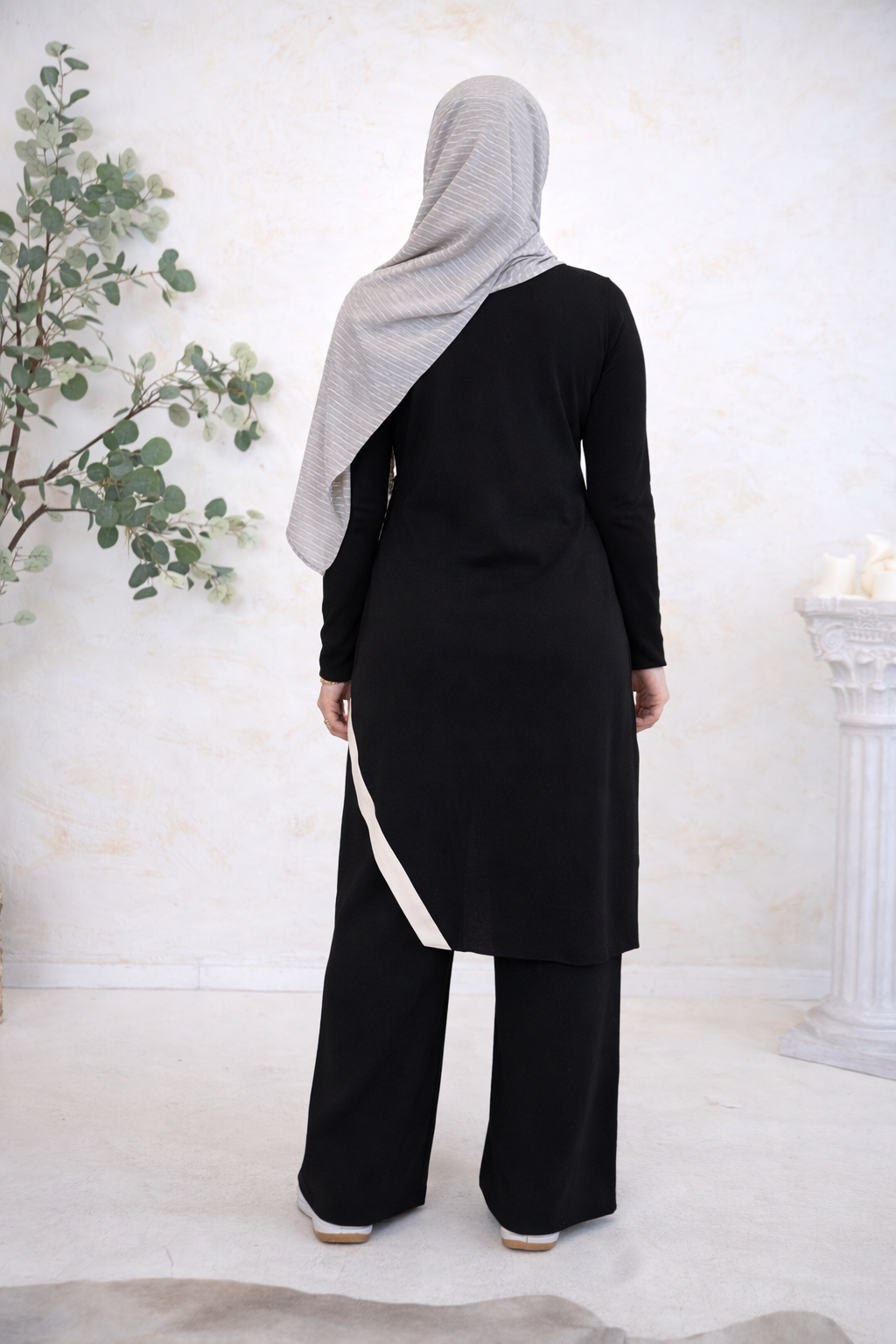Asymmetrical Tunic & Pants Set