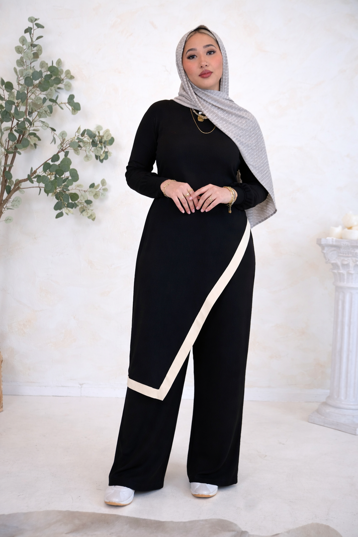 Asymmetrical Tunic & Pants Set