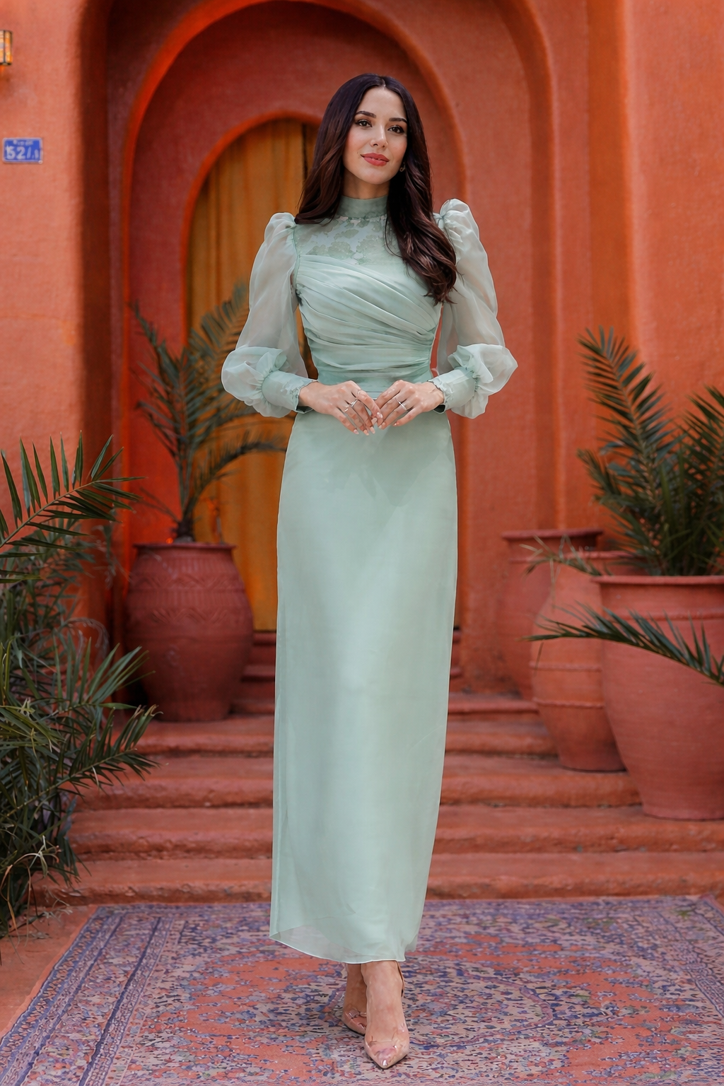 Taffeta Gown