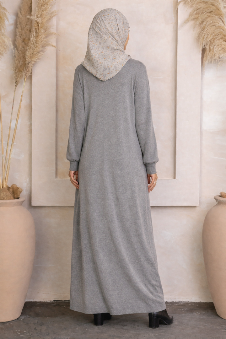 Bow Tie Sweater Dress Cardigan Set