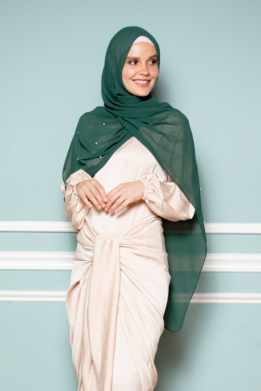 Cream Abaya-CLEARANCE