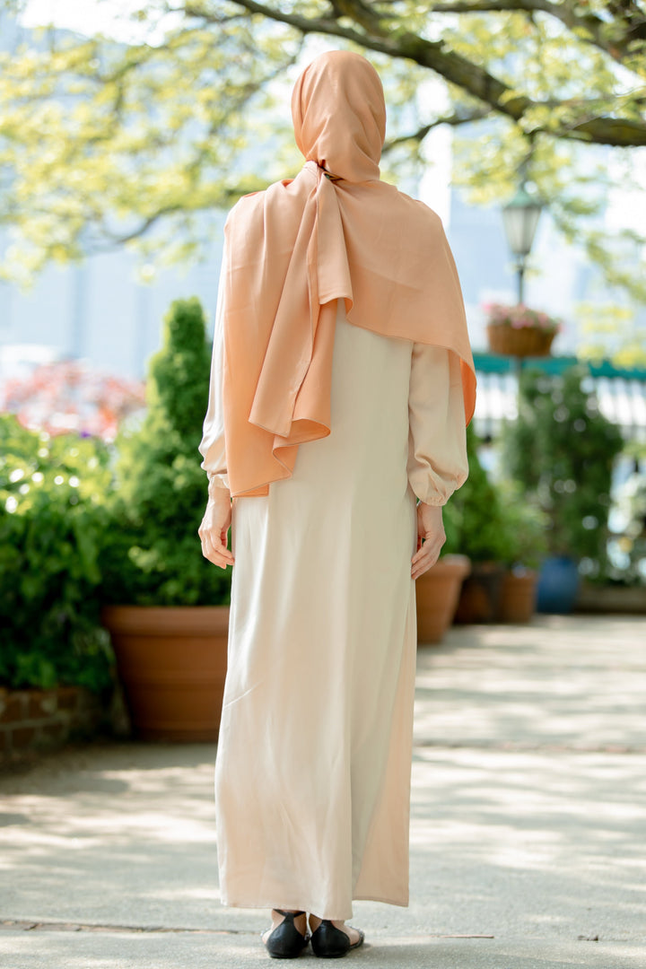 Cream Abaya-CLEARANCE