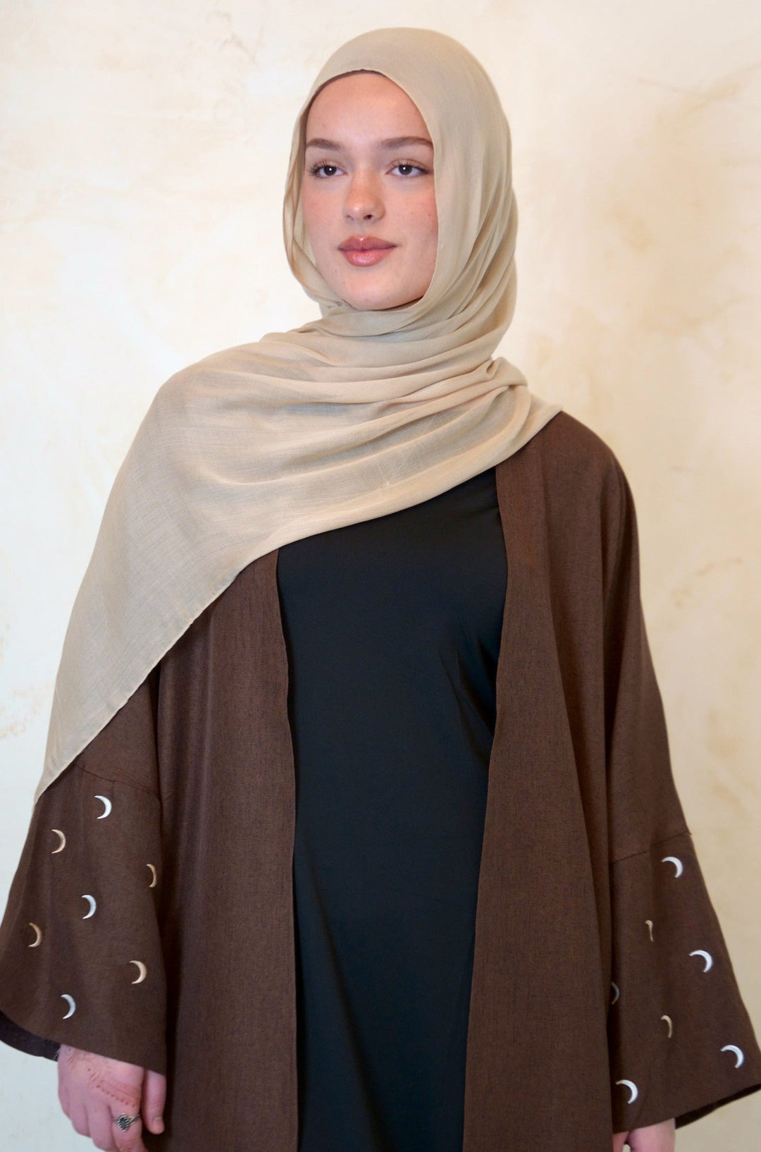 Cream Modal Hijab - Urban Modesty