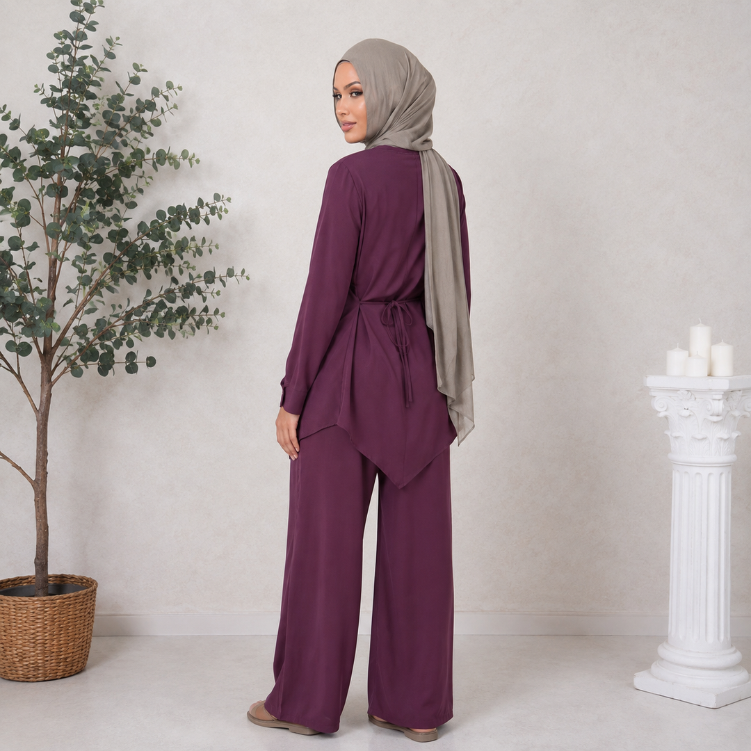 Plum Pants Set