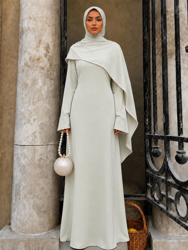 Sage Pearl Maxi Dress