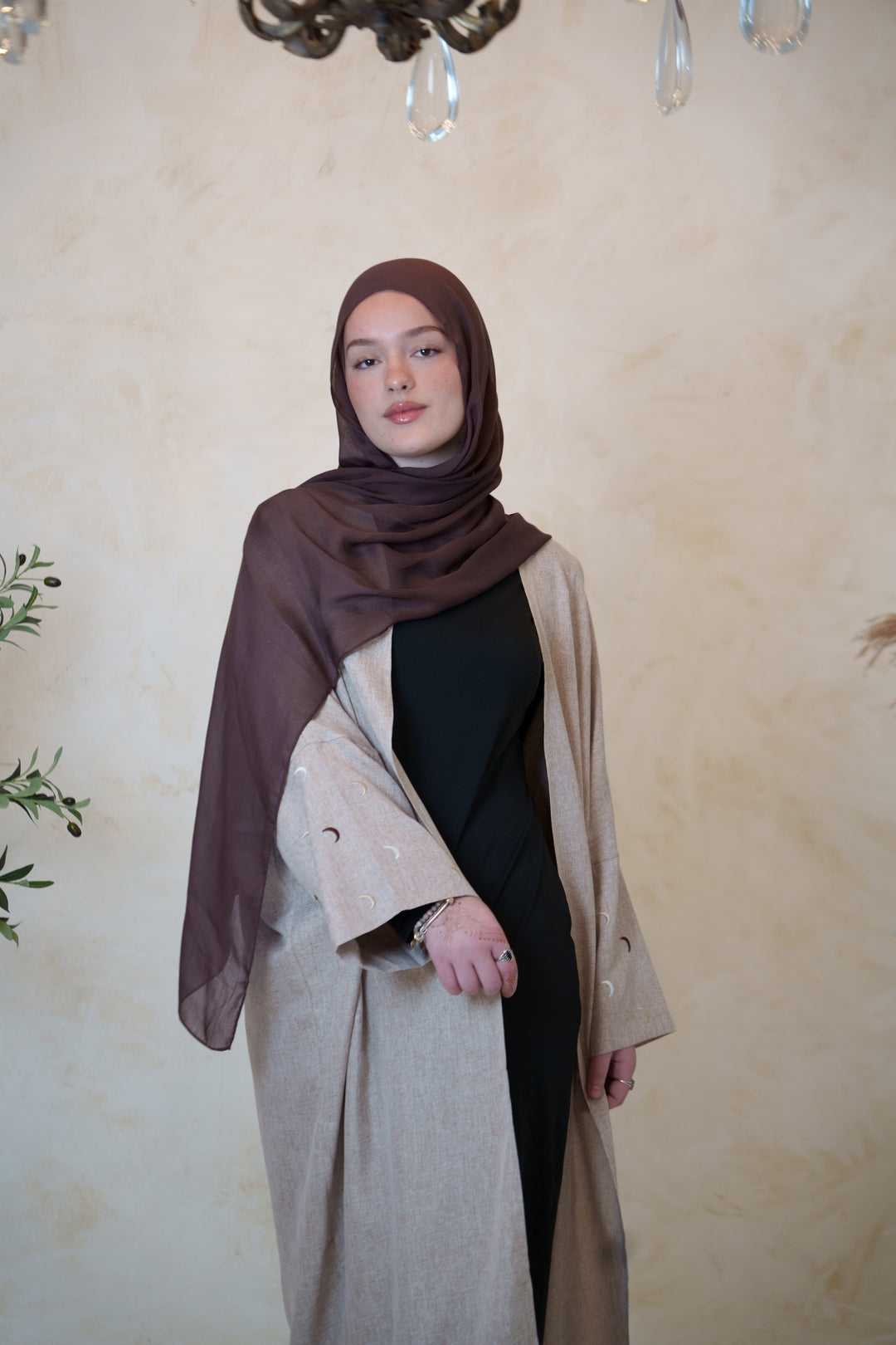 Brown Modal Hijab - Urban Modesty