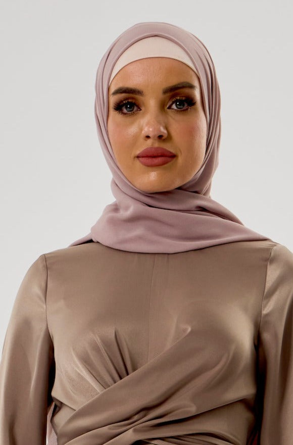 Dusty Pink Chiffon Hijab - Urban Modesty