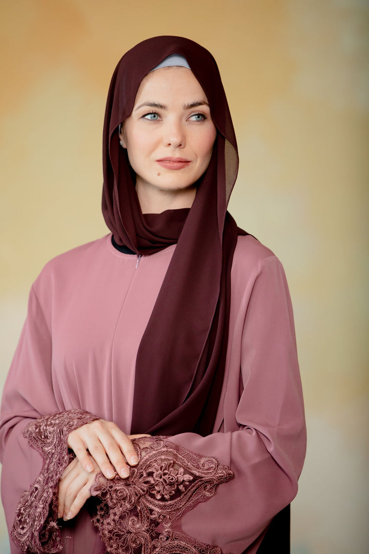 Espresso Chiffon Hijab