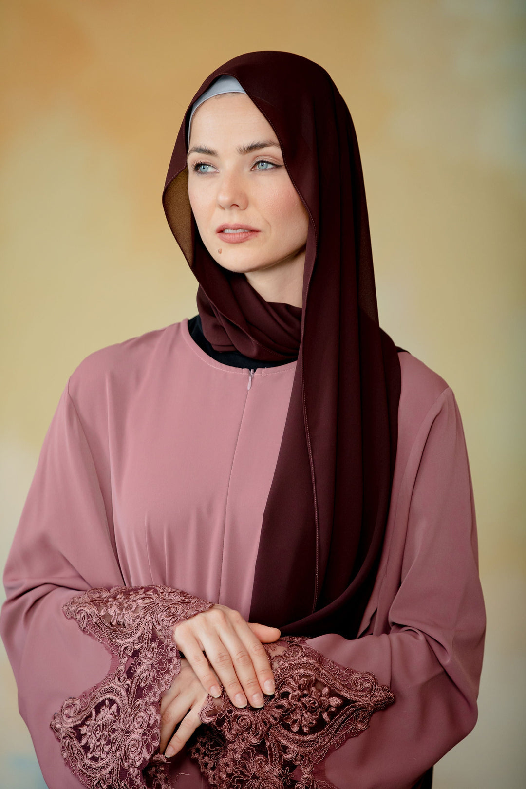 Espresso Chiffon Hijab