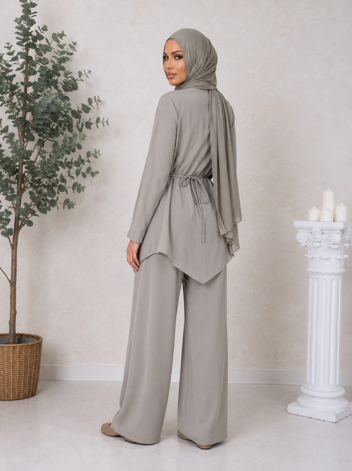 Taupe Pants Set