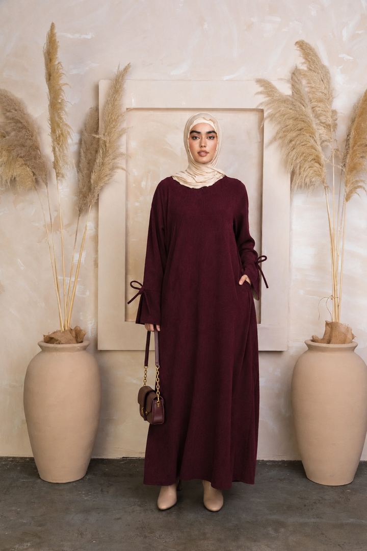 Corduroy Abaya-CLEARANCE