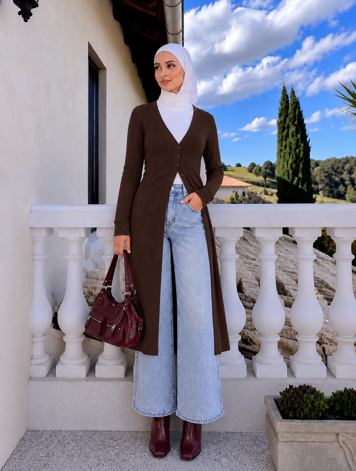 Buttoned Cardigan Top (More Color Options)