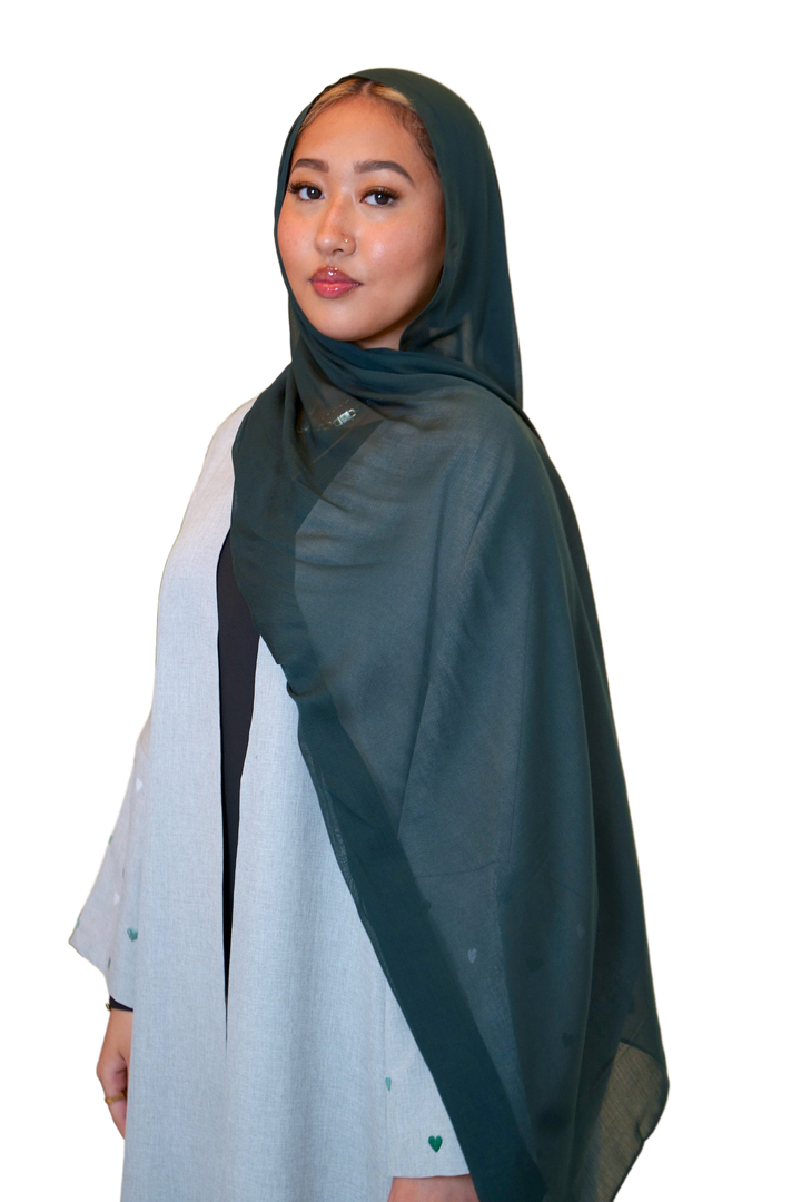 Forest Green Modal Hijab - Urban Modesty