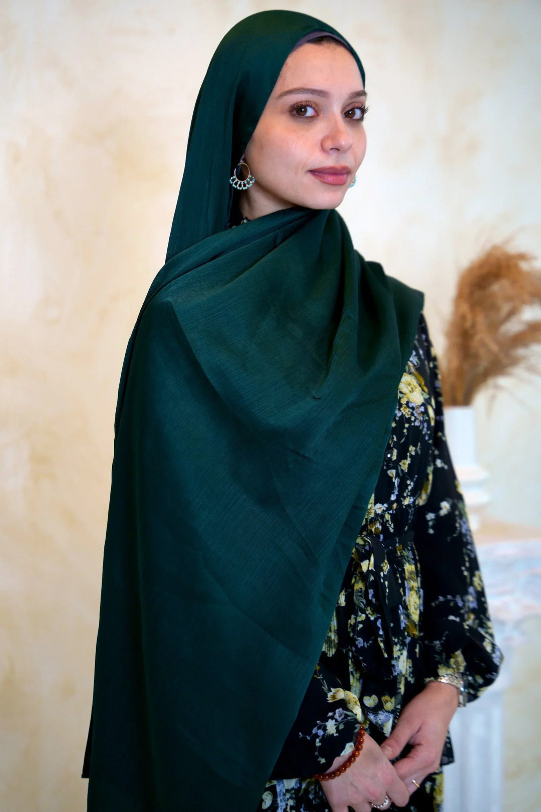 Forest Shimmer Hijab Head Scarf