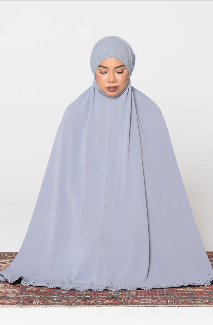 Gray Two Piece Salah Prayer Outfit